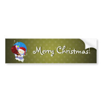 Santa's Chimney Bumper Sticker