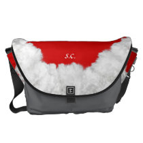 Santa's Christmas Gift Sack Is A Large Messenger Messenger  Bag at Zazzle