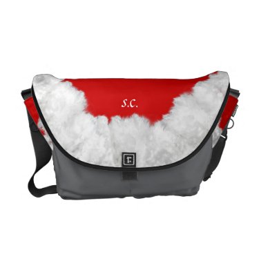 Santa Claus Christmas Gift Sack Is A Medium Messenger Courier Bag