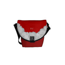Santa's Christmas Gift Sack Is A Mini Messenger Messenger  Bags at Zazzle