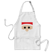 Santa's Closeup Funny Aprons