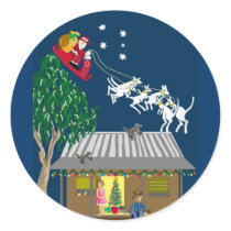 Santa's coming stickers by Annaart Santa's coming stickers
