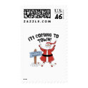 Santa's Coming to Town stamps