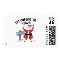 Santa's Coming to Town stamp