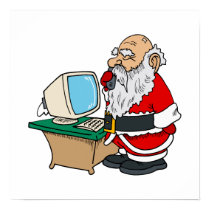 Santa's Computer posters by shopaholicchick Santa's Computer posters