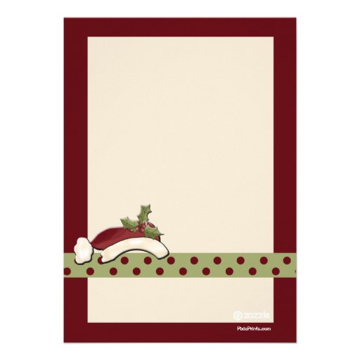 Santa's Cookie Exchange Invitation Card