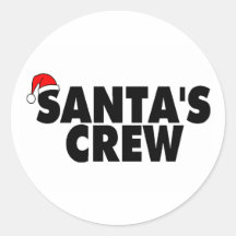 Santas Crew Sticker