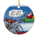 Santa's Elephants Ornament ornament