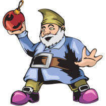Santas Elf and Christmas Ornament Photo Cut Outs