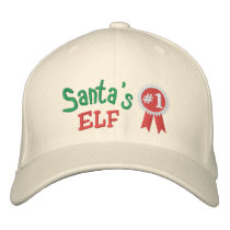 Santa's Elf Embroidered Hat embroidered hats