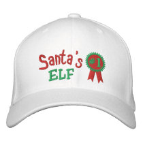 Santa's Elf Embroidered Hat embroidered hats