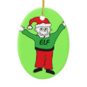 Santa's Elf Ornament ornament