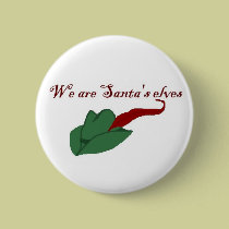 Santa's Elves Button by disgustedcats Santa's Elves Button
