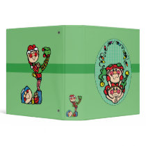 santas elves christmas photo book binders