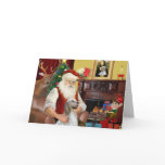 Santa's English Setter cards