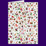 santas everywhere christmas card cards