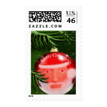 Santa's Face Christmas postage