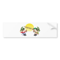 Santa's Farewell Bumper Sticker
