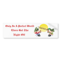 Santa's Farewell Bumper Sticker