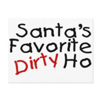 Santas Favorite Dirty Ho postcards