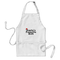 Santas Favorite Gift aprons