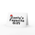 Santas Favorite Gift cards