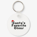 Santas Favorite Giver keychains