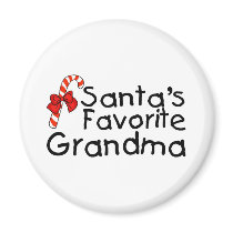 Santas Favorite Grandma magnets by CelebrationZazzle Santas Favorite Grandma magnets