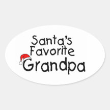 Santas Favorite Grandpa Stickers