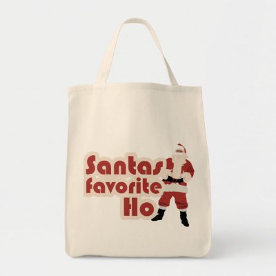 Santas Favorite Ho Funny Christmas bags