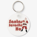 Santas Favorite Ho Funny Christmas keychains