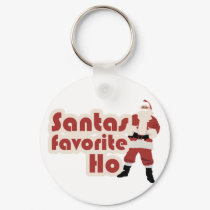 Santas Favorite Ho Funny Christmas keychains by BoogieMonst Santas Favorite Ho Funny Christmas keychains