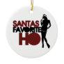 Santas favorite ho christmas tree ornament