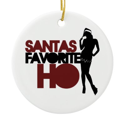 Santas favorite ho ornaments