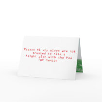 Santa's Flight Plan cards