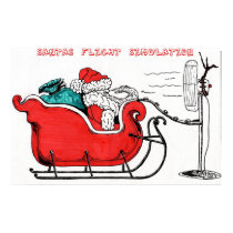 Santas Flight Simulation posters