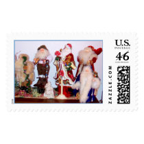Santas From Around the World postage
