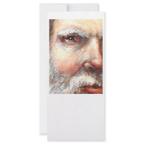 Santas Gaze Bookmark Rack Card