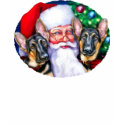 Santa's German Sheperd Dogs t-shirts by DanesRUs Santa's German Sheperd Dogs t-shirts