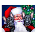 Santas German Shepherd Dogs BLK posters by DanesRUs Santas German Shepherd Dogs BLK posters