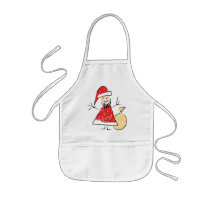 Santas Gift Apron for Kids