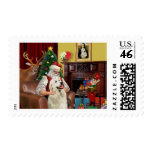 Santa's GreatPyrenees postage