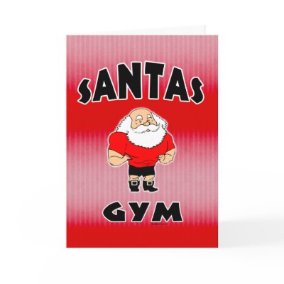 Santas Gym Card by Method77