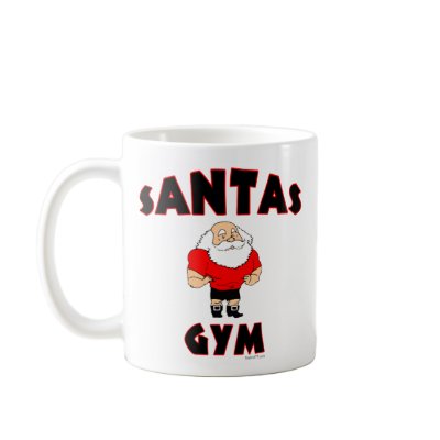 Santas Gym Mug by Method77