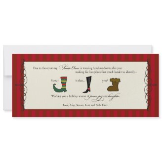 Santa's Hand-me-downs Invitation