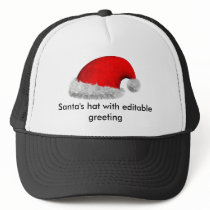 Santa's hat with editable greeting by Yarijik Santa's hat with editable greeting