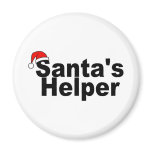 Santas Helper Black magnets