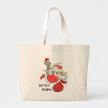 Santa's Helper Canvas Bag