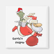 Santa's Helper Fridge Magnets
