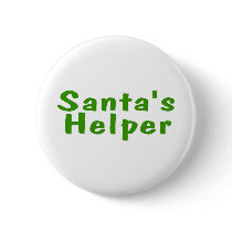 Santas Helper Green Pin